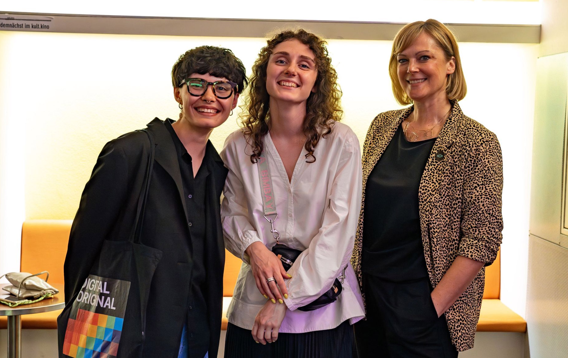 <strong class="font-semibold"><i>Left to right:</i></strong> Yuliia Berdiiarova, Anna Filippova, Kerstin Gold, at Basel, Switzerland (June 2024).